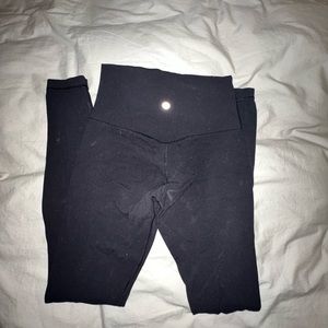 black 25inch lululemon align pants